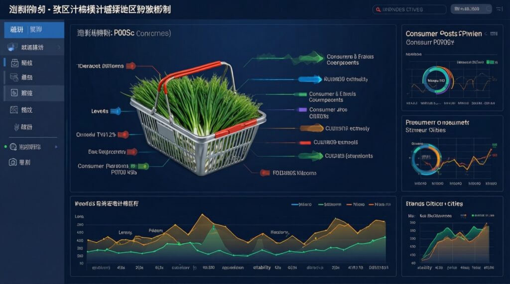 Цены и потребительская корзина: мониторинг стоимости продуктов и услуг по городам области - иллюстрация